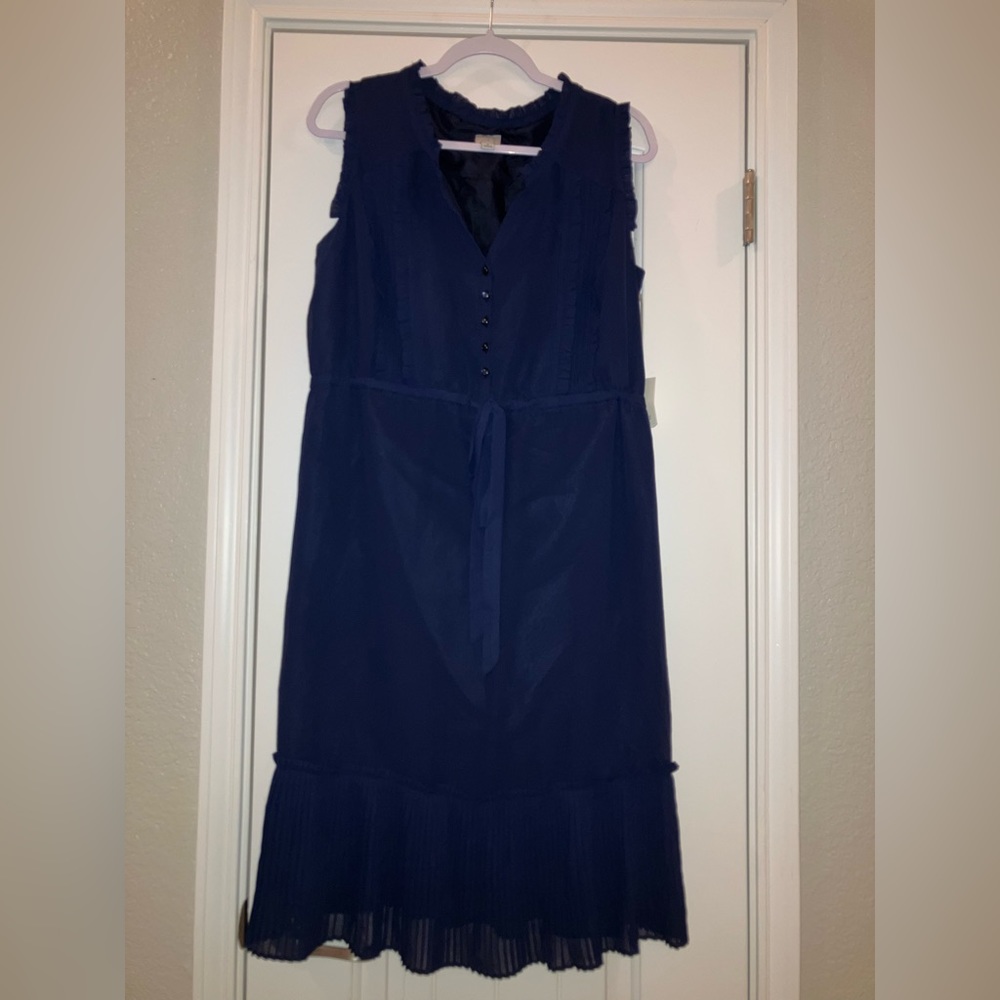 NWT a new day Blue Midi Dress
